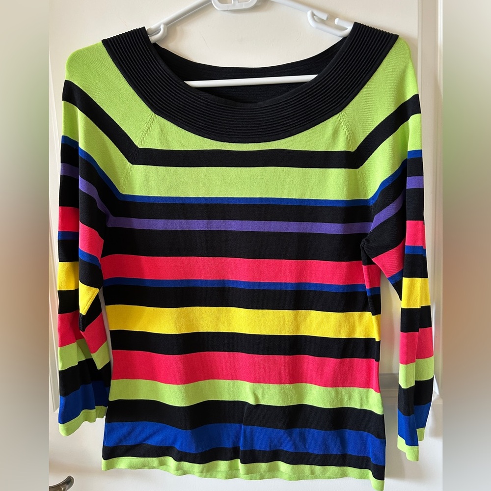 Carlisle Multi-Colored Striped Top